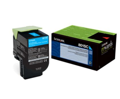 LEXMARK 80C2SC0 CYAN TONER