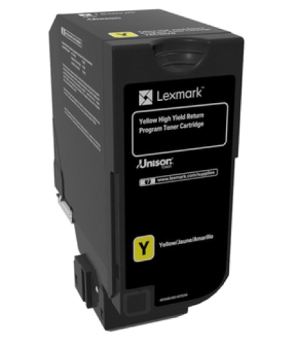 LEXMARK 84C2HY0 TONER CARTRIDGE YELLOW