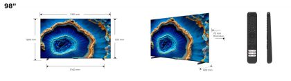 Mini LED TV 4K 98''(249cm) TCL 98C805