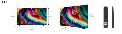 LED TV 4K 98''(249cm) 144Hz TCL 98P745