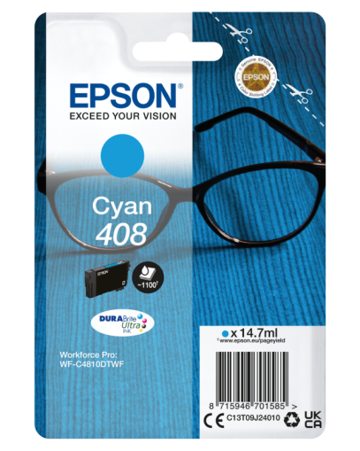 EPSON 408 CYAN INKJET CARTRIDGE