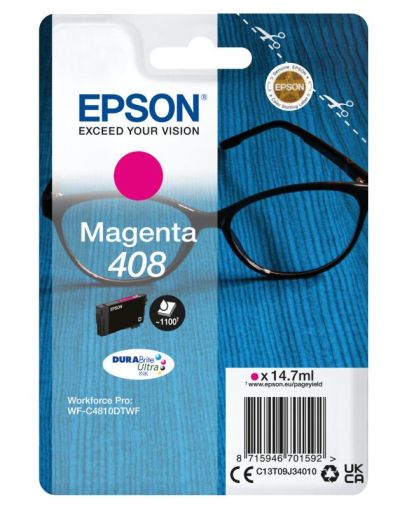 EPSON 408 MAGENTA INKJET CARTRIDGE