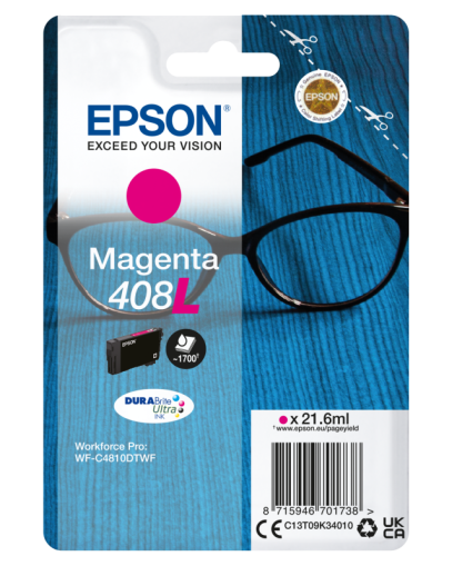 EPSON 408L MAGENTA INKJET CARTRIDGE