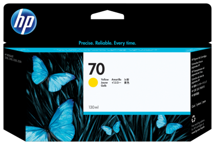 HP 70 DESIGNJET  YELLOW C9454A