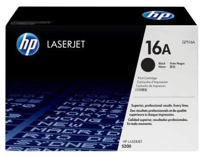 HP Q7516A BLACK TONER CARTRIDGE