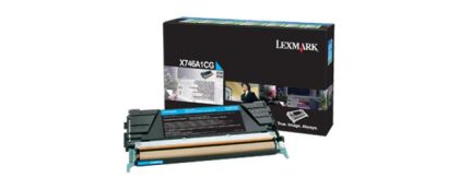 LEXMARK X746A1CG CYAN TONER