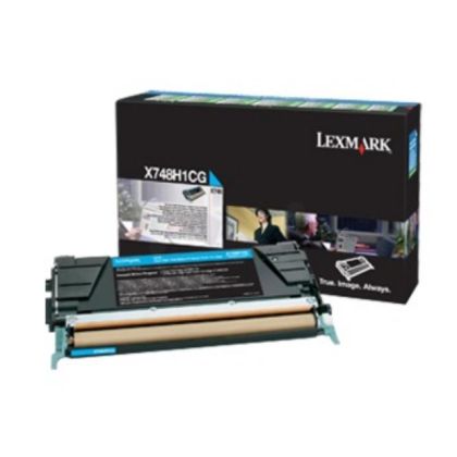 Toner original Lexmark X748H3CG,culoare  cyan 
