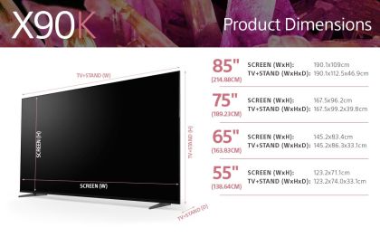 LED TV 75" SONY XR75X90KAEP