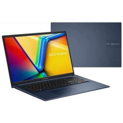 Laptop Asus Vivobook 15, Procesor 13th Generation Intel Core i5 13420H up to 4.6GHz, 15.6" FHD (1920x1080) IPS anti-glare 250nits, ram 16GB on board DDR4, 512GB SSD M.2 PCIe NVMe, Intel® UHD Graphics, culoare Quiet Blue, No OS