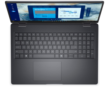 Laptop Dell Pro 16, Procesor Intel Core Ultra 5 235U vPro up to 4.9GHz, 16" FHD+ (1920x1200) anti-glare 300nits, ram 16GB (1x16GB) 5600MHz DDR5, 512GB SSD M.2 PCIe NVMe, Intel Graphics, culoare grey, Windows11 Pro