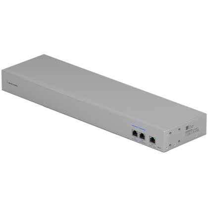 Ubiquiti WAN Switch USW-WAN-RJ45-EU 10 GbE linking two Shadow Mode High Availability UniFi Gateways to a single ISP