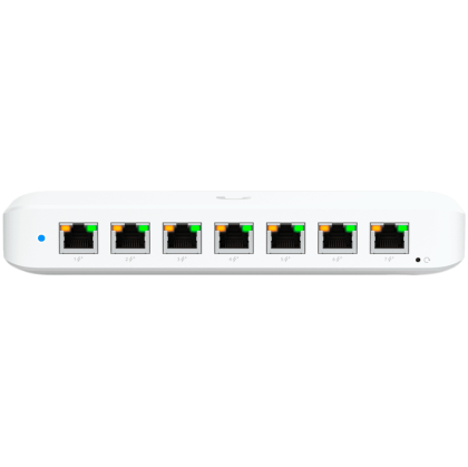 Ubiquiti USW-Ultra-60W Layer 2, 8-port GbE PoE switch: 7x GbE PoE+ output ports, GbE port with optional PoE++ input