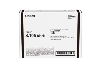 Toner original CANON T06, culoare black pentru Canon IR 1643I/1643IF/I-Sensys  X 1643xx, capacitate 20.500 pagini