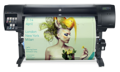 Plotter HP DesingJet Z6610 60 inch, A0 , 2400x1200 dpi, RAM 64GB, retea, EIO Jetdirect accessory slot,  alimentator automat de coli, suport imprimanta, starter ink cartridges.