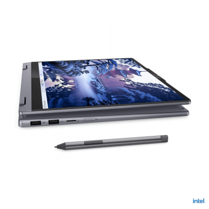 Laptop Lenovo IdeaPad 5 2-in-1 14IAL10, Procesor Intel Core Ultra 5 225H up to 4.9GHz,14" WUXGA(1920x1200)OLED 500nits (peak)/400nits (typical) Glossy, touch,ram 16GB soldered 8000Mhz LPDDR5x,1TB SSD M.2 PCIe NVMe,Intel Arc 130T GPU,culoare Grey,No OS