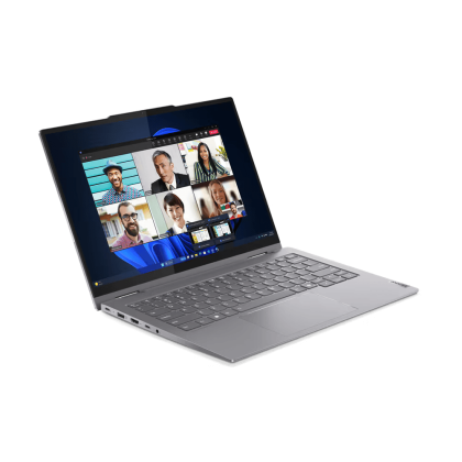 Laptop Lenovo ThinkBook 14 2-in-1 G4 IML, Procesor Intel Core Ultra 7 155U up to 4.8GHz, 14" WUXGA (1920x1200) IPS 300nits Glossy/Anti- fingerprint, touch, ram 16GB(1x16GB)5600MHz DDR5, 512GB SSD M.2 PCIe NVMe, Intel Graphics, culoare Grey, Windows11 Pro