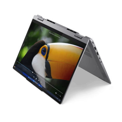 Laptop Lenovo ThinkBook 14 2-in-1 G4 IML, Procesor Intel Core Ultra 7 155U up to 4.8GHz, 14" WUXGA (1920x1200) IPS 300nits Glossy/Anti- fingerprint, touch, ram 16GB(1x16GB)5600MHz DDR5, 512GB SSD M.2 PCIe NVMe, Intel Graphics, culoare Grey, Windows11 Pro