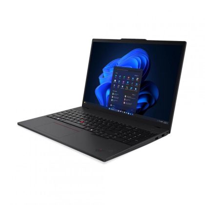 Laptop Lenovo ThinkPad T16 Gen 4 (Intel), Procesor Intel® Core Ultra 7 255U up to 5.2GHz, 16" WUXGA (1920x1200) IPS 500nits Anti-glare, ram 64GB (2x32GB) 5600MHz DDR5, 1TB SSD M.2 PCIe NVMe, Intel Graphics, culoare Black,  Windows11 Pro
