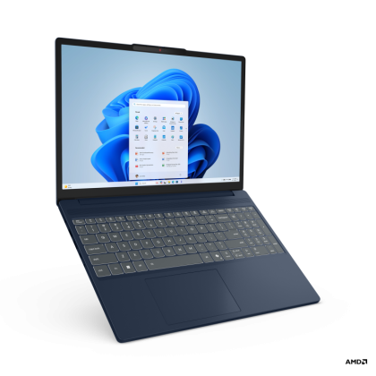 Laptop Lenovo IdeaPad Slim 3 15AHP10, Procesor AMD Ryzen 7  8840HS up to 5.1GHz, 15.3" WUXGA (1920x1200) IPS 300nits Anti-glare, ram 24GB 5600MHz DDR5, 1TB SSD M.2 PCIe NVMe, AMD Radeon™ 780M Graphics, culoare Blue, No OS