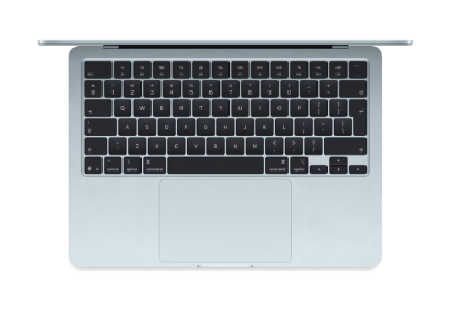 Laptop Apple MacBook Air 13", Procesor Apple M4 CPU cu 10 nuclee, GPU cu 10 nuclee, 13.6"(2560 x 1664) IPS 500nits, ram 24GB, 1TB SSD, tastatura INT, culoare Sky Blue, macOS Sequoia