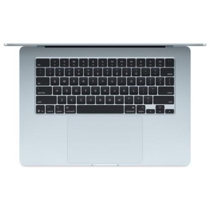 Laptop Apple MacBook Air 15", Procesor Apple M4 CPU cu 10 nuclee, GPU cu 10 nuclee, 15.3"(2880 x 1864) IPS 500nits, ram 16GB, 1TB SSD, tastatura INT, culoare Sky Blue, macOS Sequoia