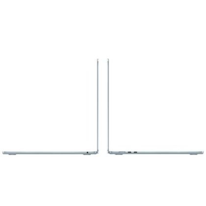 Laptop Apple MacBook Air 15", Procesor Apple M4 CPU cu 10 nuclee, GPU cu 10 nuclee, 15.3"(2880 x 1864) IPS 500nits, ram 16GB, 1TB SSD, tastatura INT, culoare Sky Blue, macOS Sequoia