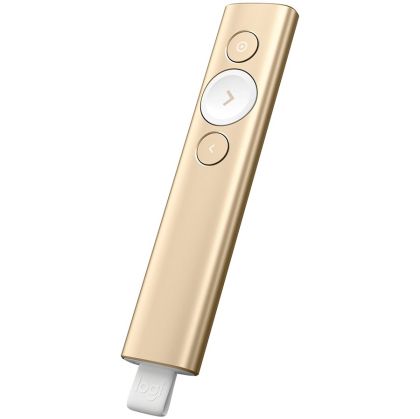 LOGITECH Spotlight Bluetooth Presentation Remote - GOLD