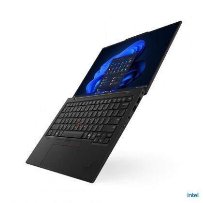 Laptop Lenovo ThinkPad X1 Carbon Gen 13 Aura Edition, Procesor Intel Core Ultra 7 265U up to 5.3Ghz, 14" 2.8K(2880x1800)OLED 500nits AG/AR/AS,touchscreen,ram 64GB soldered 8400Mhz LPDDR5x,2TB SSD M.2 PCIe NVMe, Intel Graphics,culoare Black,Windows11 Pro