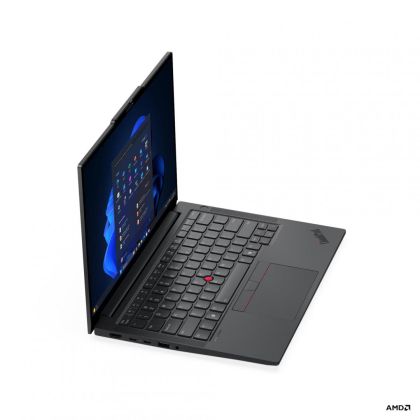 Laptop ThinkPad E14 Gen 7 (AMD), Procesor AMD Ryzen 7 250 up to 5.1GHz, 14" WUXGA (1920x1200) IPS 300nits Anti-glare, ram 16GB(1x16GB)5600Mhz DDR5, 512GB SSD M.2 PCIe NVMe, AMD Radeon 780M Graphics, culoare Black,Windows11 Pro