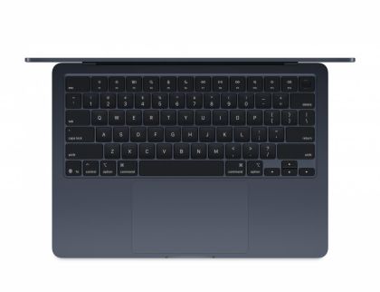 Laptop Apple MacBook Air 15", Procesor Apple M4 CPU cu 10 nuclee, GPU cu 10 nuclee, 15.3"(2880 x 1864) IPS 500nits, ram 32GB, 512GB SSD, tastatura INT, culoare Midnight, macOS Sequoia