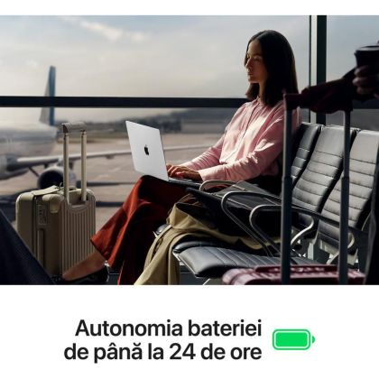 Laptop Apple MacBook Pro 14", Procesor Apple M5, CPU cu 10 nuclee, GPU cu 10 nuclee, 16 nuclee Neural Engine, 14.2"(3024 x1964) Liquid Retina XDR 1000nits, ram 24GB, 512GB SSD, tastatura INT, culoare silver, macOS Tahoe