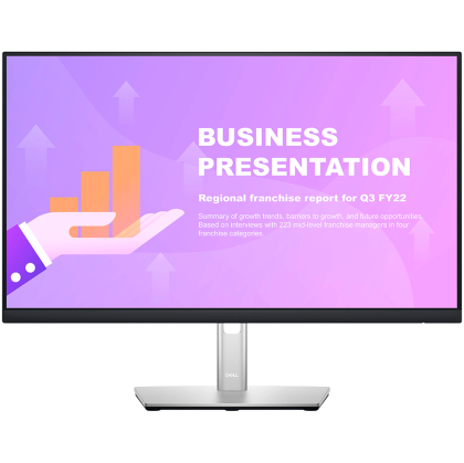 Monitor LED Dell Professional P2422H 23.8” 1920x1080 IPS Antiglare 16:9, 1000:1, 250 cd/m2, 8ms/5ms, 178/178, DP 1.2, HDMI 1.4, VGA, USB 3.2 up stream, 4x USB 3.2 hub, Flicker-free, Tilt, Swivel, Pivot, Height Adjust