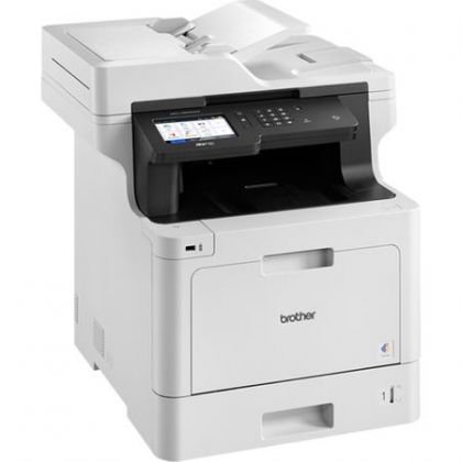 Imprimanta multifunctionala laser color A4, Brother MFC-L8900CDW, 31 ppm, duplex, DADF, 2400x600 dpi, USB, LAN, Wi-Fi, panou tactil, starter toner