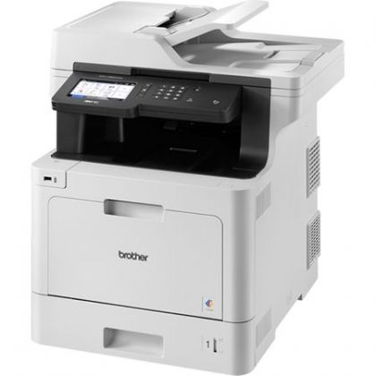 Imprimanta multifunctionala laser color A4, Brother MFC-L8900CDW, 31 ppm, duplex, DADF, 2400x600 dpi, USB, LAN, Wi-Fi, panou tactil, starter toner