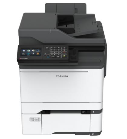 Imprimanta multifunctionala laser color A4, Toshiba e-STUDIO 388CS, 38ppm, duplex, 1200x1200 dpi, RAM 2GB-max 6GB, HDD 500 GB, Retea, USB