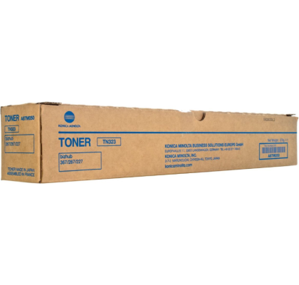Toner original Konica Minolta TN-323,culoare black pentru Konica Minolta Bizhub 227-287-367, capacitate 23.000 pagini