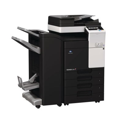 Imprimanta multifunctionala laser monocrom A3, Konica  Minolta Bizhub 287, 28 ppm, duplex, RADAF DF 628, 1800x600 dpi, 2 casete hartie de 500 coli, tava bypass de 100 coli, masa suport DK514/513, USB, Retea,  RAM 2GB, HDD 250GB, toner TN323 