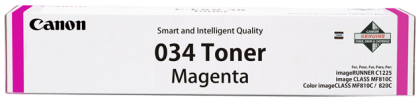 Toner original Canon 034M, culoare magenta pentru Canon imageRUNNER C1200/1225/1225iF, i-SENSYS MF 810Cdn/820Cdn, capacitate 7.300 pagini