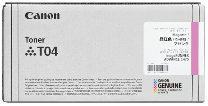 Toner original  Canon T04M,culoare magenta pentru CANON imageRUNNER ADVANCE DX C475i / C475iZ / C478i / C478iZ,  capacitate 27.500 pagini