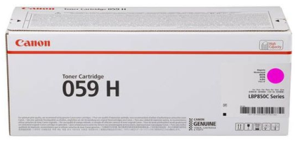 Toner original Canon 059H-M,culoare magenta pentru CANON i-SENSYS LBP852CX, capacitate 13.500 pagini