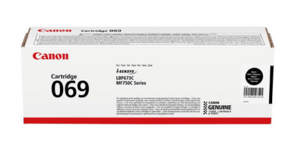 Toner original Canon 069 BK, culoare black pentru Canon MF752/754CDW/LBP673CDW, capacitate 2.100 pagini