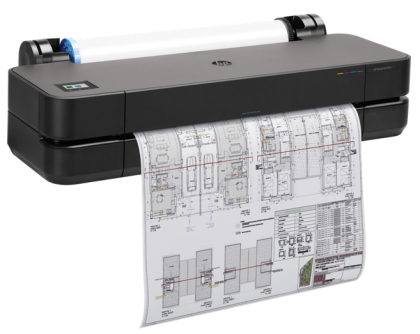 Plotter HP DesignJet T250 24 inch, A1, 2400x1200 dpi, RAM 512 MB, USB, Wi-Fi,retea, ax, starter toner.