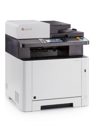 Imprimanta multifunctionala laser color A4, Kyocera ECOSYS M5526cdw, 26 ppm, duplex, ADF, 1200x1200 dpi, USB,Wi-Fi, Retea, starter toner set