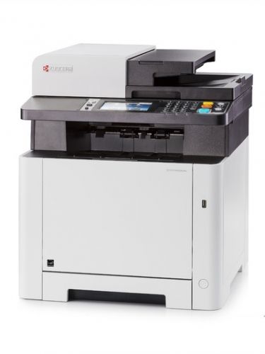 Imprimanta multifunctionala laser color A4, Kyocera ECOSYS M5526cdw, 26 ppm, duplex, ADF, 1200x1200 dpi, USB,Wi-Fi, Retea, starter toner set