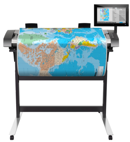 Scanner HP Designjet SD Pro 44 inch, 5.24cm/sec, 1200dpi, Intel Core  i7, RAM 4GB, 500GB HDD, USB, Retea, panou tactil 15.6" color.