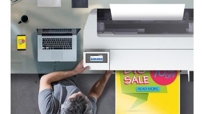 Plotter Epson Surecolor SC-T3100, 24 inch, A1, 2400x1200 DPI, RAM 1GB, USB, retea, Wi-Fi, stand inclus, starter toner.
