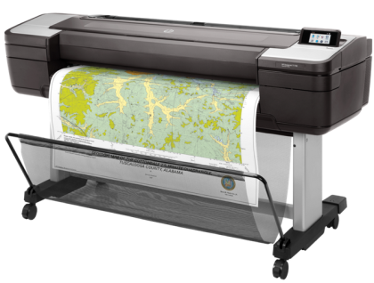 Plotter HP DesignJet T1700, 44 inch, A1, 2400x1200 DPI, 500GB HDD, USB, retea, 1 rola, suport pentru imprimanta, starter toner.