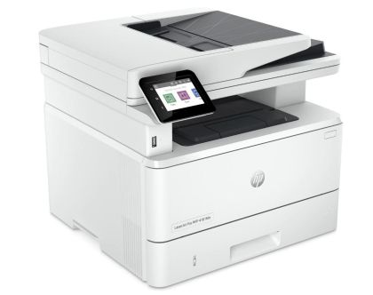 Imprimanta multifunctionala laser monocrom A4, HP LaserJet 4102fdwe, 40 ppm, duplex, ADF, 1200x1200 dpi, Retea, USB, touchscreen
