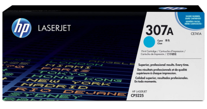 Toner original HP 307A, culoare cyan, pentru HP CP5225/CP5225n/CP5225dn, capacitate 7300 pagini