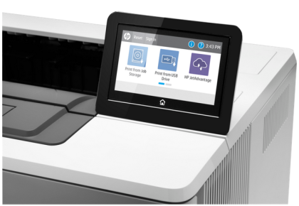 Imprimanta laser monocrom A4, HP Laserjet Enterprise M507x, 43 ppm, duplex, 1200 x 1200 dpi, USB, retea, Wi-Fi, ecran tactil, toner